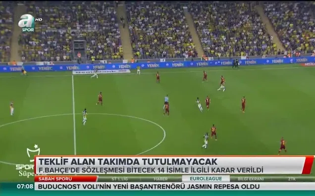 Fenerbahçe'de teklif alan takımda tutulmayacak