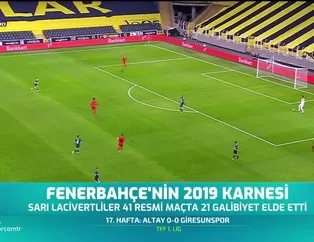 Fenerbahçe'nin 2019 karnesi