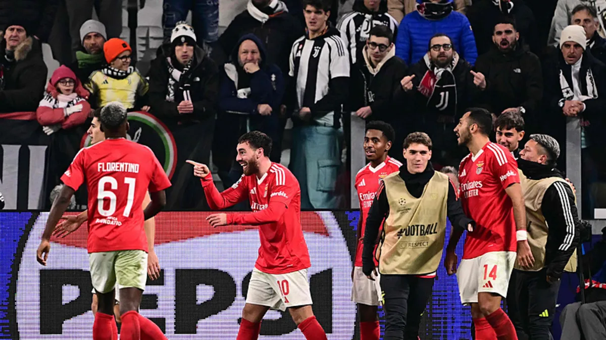 Juventus 0-2 Benfica (Maç sonucu ÖZET)