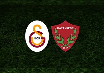 Galatasaray - Hatayspor maçı saat kaçta ve hangi kanalda?