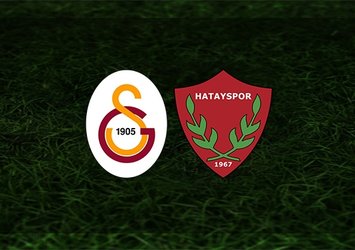 Galatasaray - Hatayspor maçı saat kaçta ve hangi kanalda?