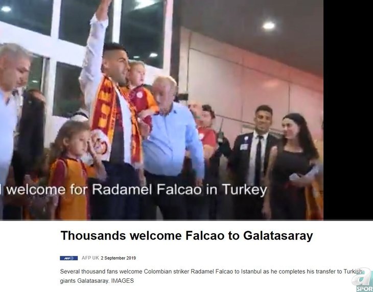 Galatasaray taraftarının Falcao karşılaması dünyayı şaşırttı! Galatasaray taraftarının Falcao karşılaması dünyayı şaşırttı!