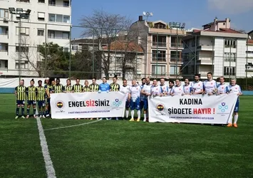 “Kadına Şiddete Hayır” maçı