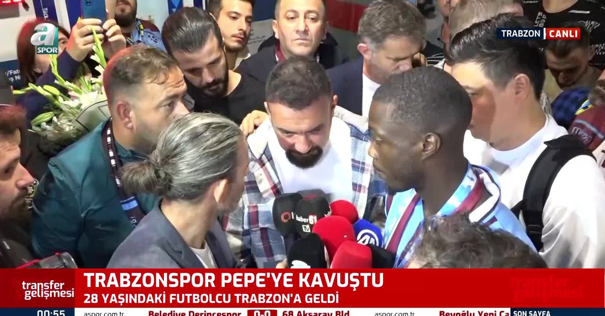 Nicolas Pepe Trabzon'a geldi