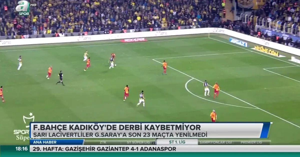 Fenerbahçe Kadıköy'de derbi kaybetmiyor