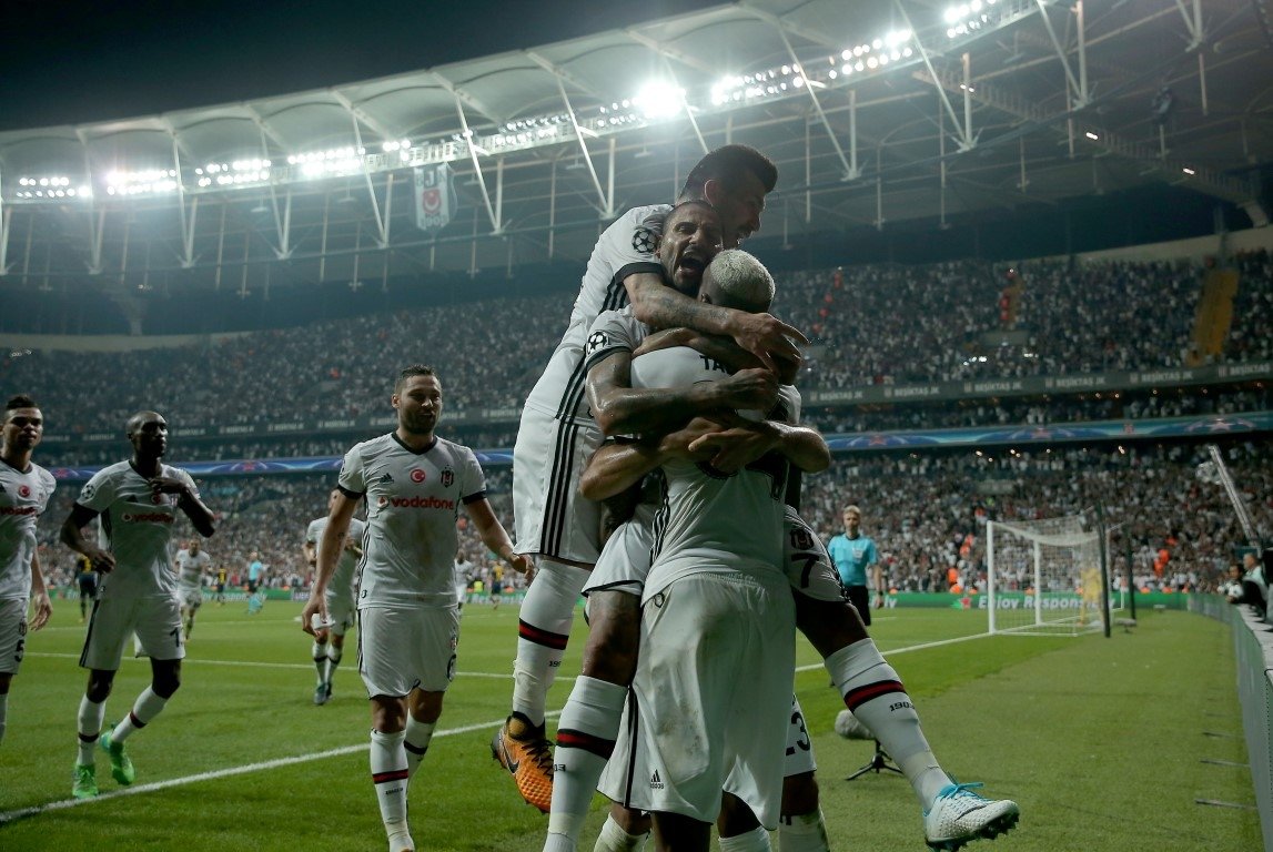 Beşiktaş-Leipzig karşılaşmasından kareler