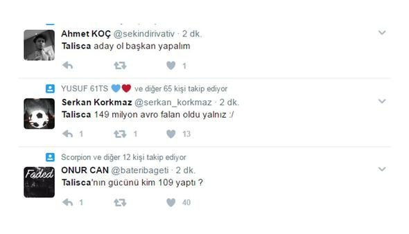 Talisca sosyal medyayı sallamaya devam ediyor