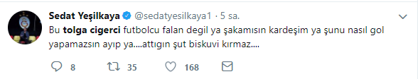 Seni affetmeyeceğim Tolga!