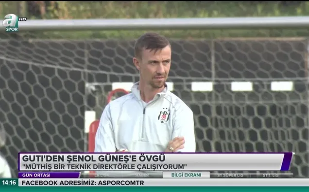Guti'den Şenol Güneş'e övgü!