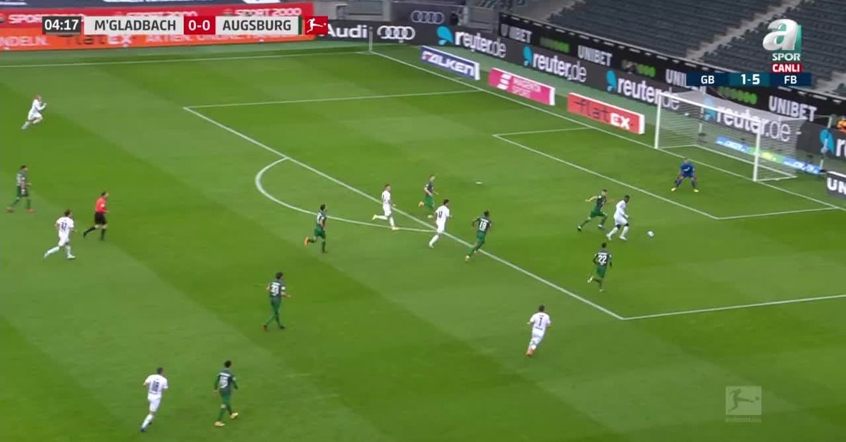 GOL | M'gladbach 1-0 Augsburg