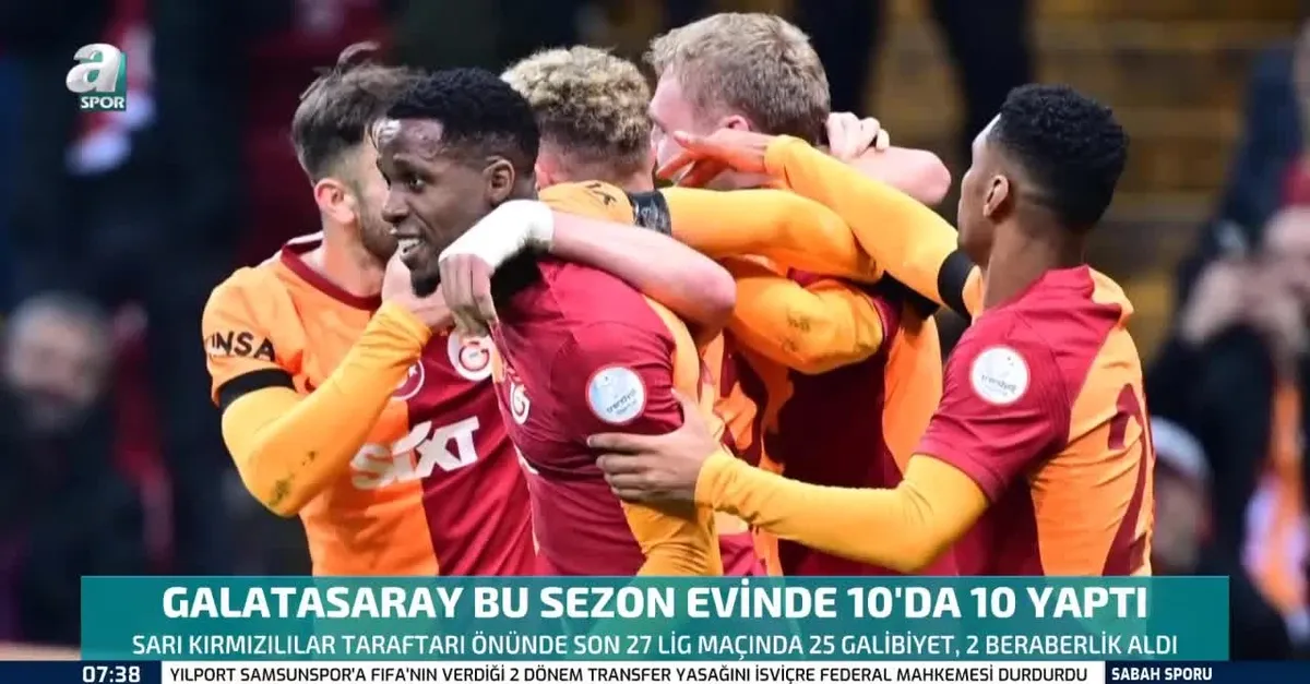 Galatasaray sahasında kükrüyor!