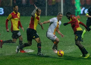 Göztepe - Galatasaray maçından kareler