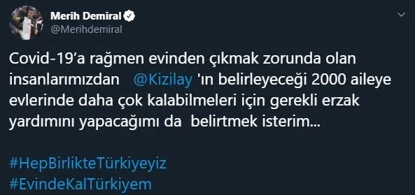 Merih Demiral'dan alkışlanacak hareket! Corona virüsüyle mücadele için... - 1