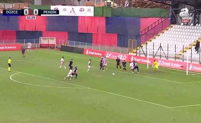 GOL | Düzcespor 0-1 A.G. Pendikspor