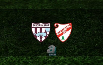 Bandırmaspor Boluspor maçı başladı! CANLI
