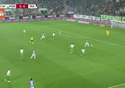 Bardhi gole çok yaklaştı! İşte o anlar