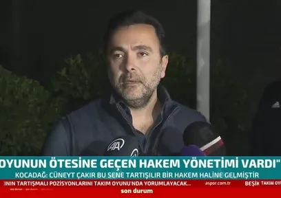 Beşiktaş cephesinden Cüneyt Çakır'a tepki