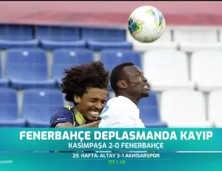 Fenerbahçe deplasmanda kayıp