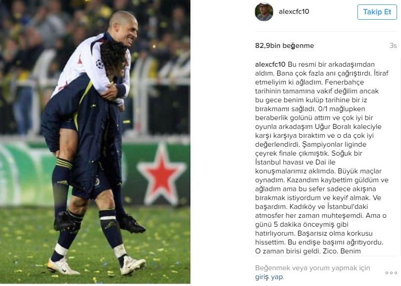 Alex de Souza ağzını fena bozdu!