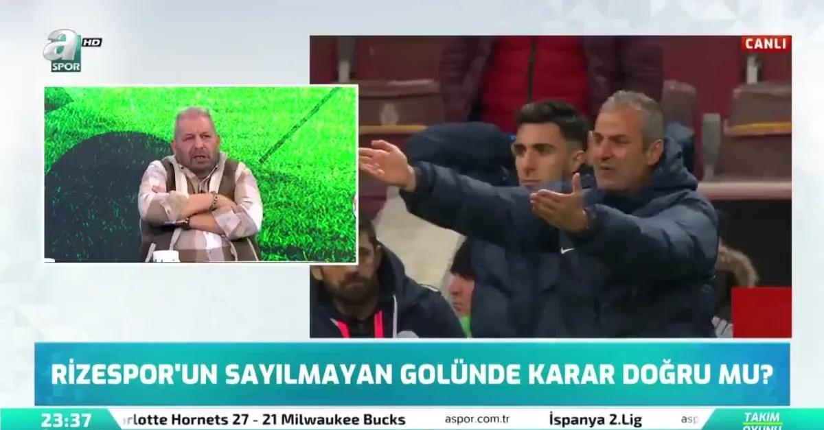 Erman Toroğlu: Çaykur Rizespor'un sayılmayan golünde faul yok
