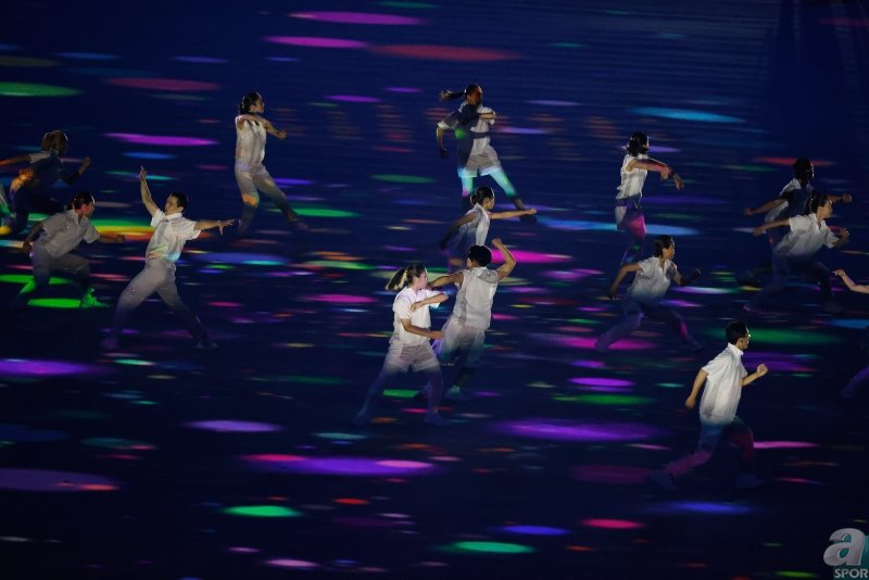 Son dakika spor haberi: Tokyo 2020 Olimpiyatları açılış töreninde dikkat çeken görüntüler!