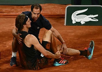 Zverev sakatlandı, Nadal finale çıktı