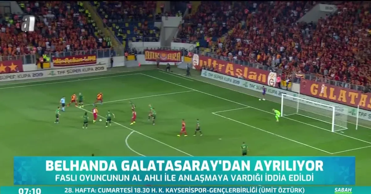 Belhanda Galatasaray'dan ayrılıyor
