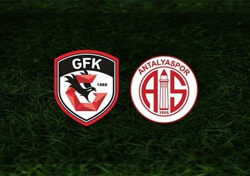 Gaziantep FK-Antalyaspor | 11'ler belli oldu