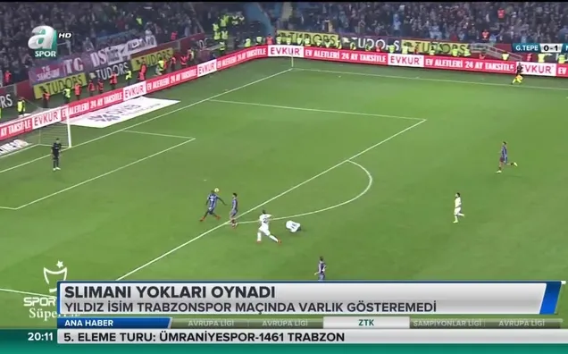 Slimani yokları oynadı