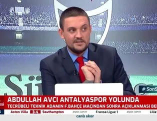 Abdullah Avcı Antalyaspor yolunda