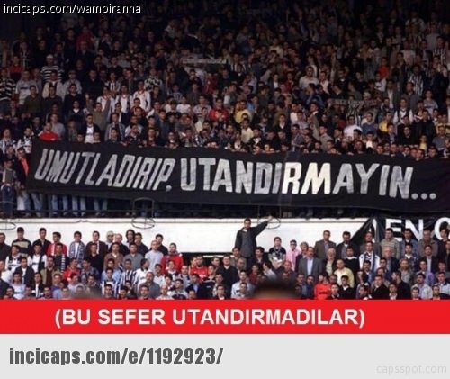 İşte derbi caps’leri