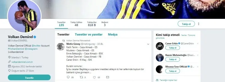 Volkan'dan şaşkına çeviren paylaşım! Hemen silindi - 1