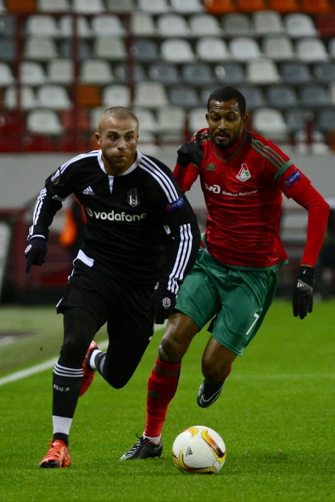 Lokomotiv Moskova - Beşiktaş maçından kareler