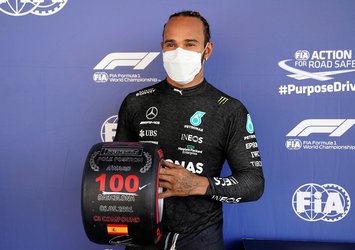 İspanya'da pole pozisyonu Hamilton'ın