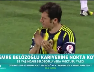 Emre Belözoğlu kariyerine nokta koydu