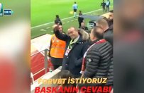 Taraftarlardan Forvet istiyoruz tezahüratı