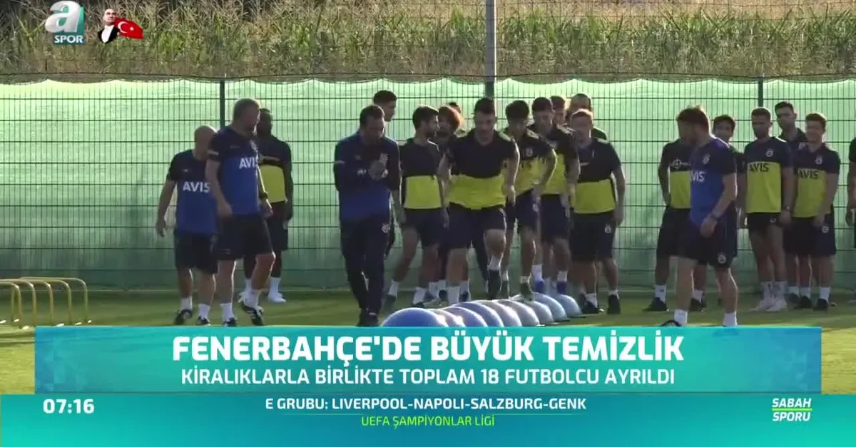 Fenerbahçe'de büyük temizlik