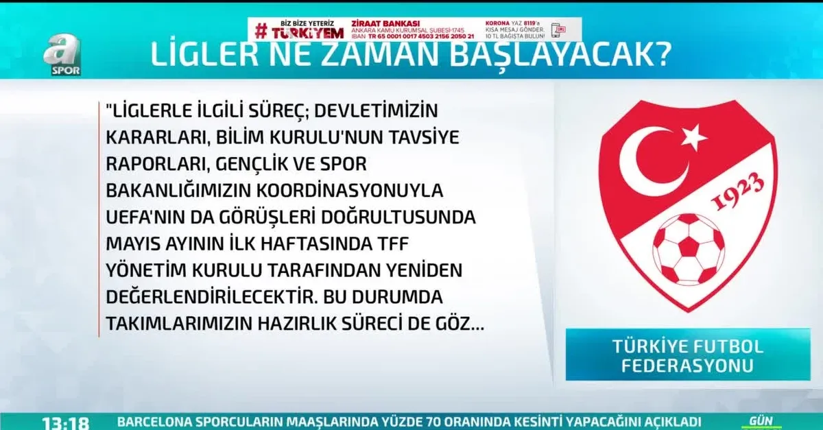 Ligler en erken Haziran'da başlayacak