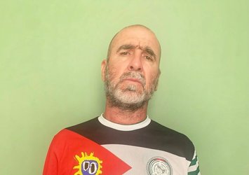 Cantona'dan Filistin'e destek!