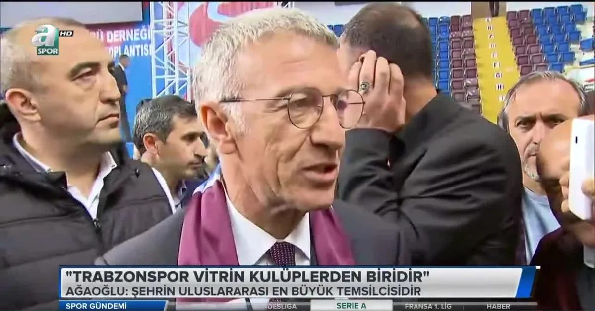 Ahmet Ağaoğlu: "Trabzonspor vitrin kulüplerden biridir"