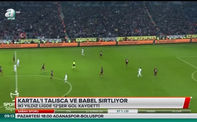 Beşiktaş'ı Babel ve Talisca sırtlıyor