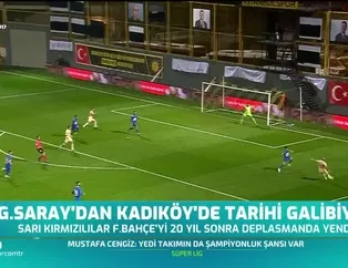 Galatasaray'dan Kadıköy'de tarihi galibiyet