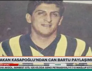 Bakan Kasapoğlu'ndan Can Bartu paylaşımı