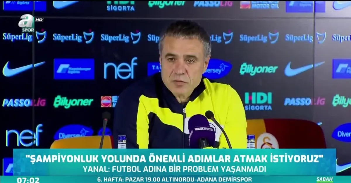Ersun Yanal: Şampiyonluğa ulaşmak istiyoruz