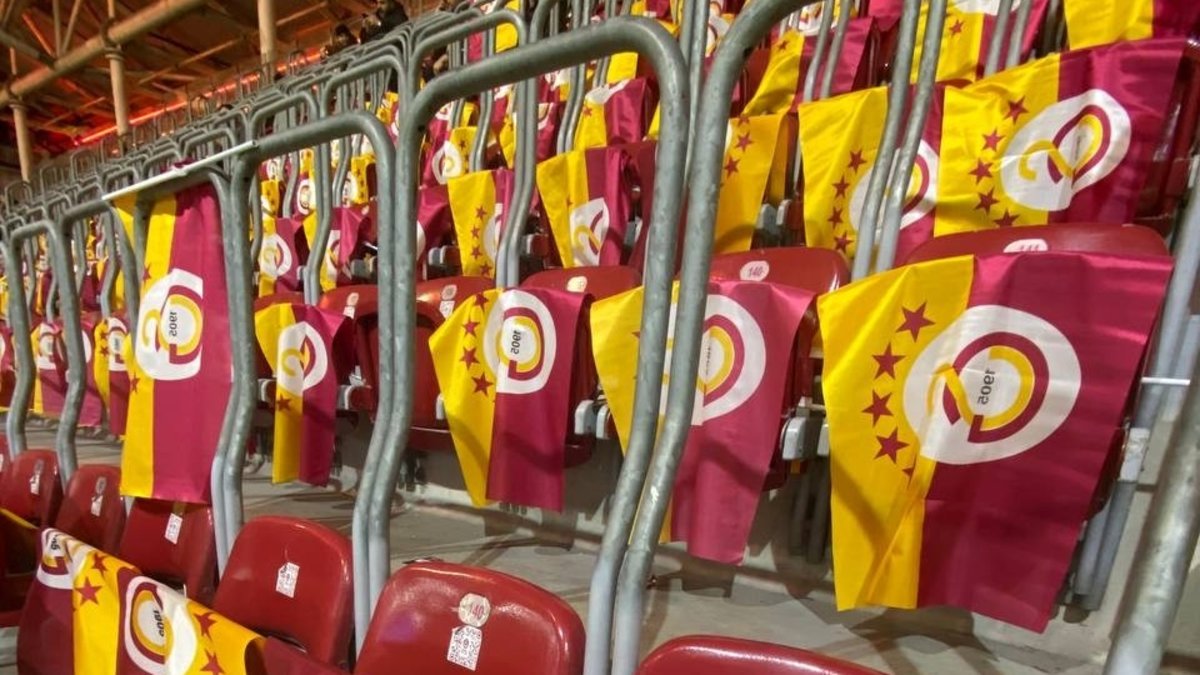 Galatasaray'dan Atletico Madrid maçına özel bayrak hazırlığı!