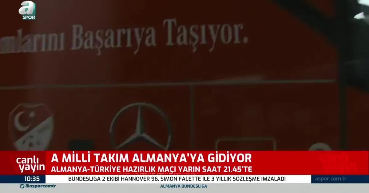 A Milli Takımımız Almanya'ya gitti!