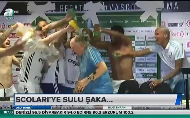 Scolari'ye sulu şaka