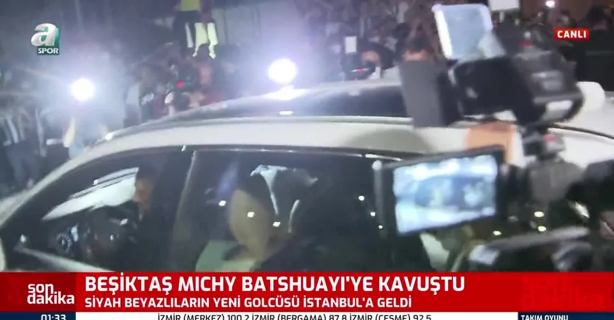 Batshuayi İstanbul'a geldi! İşte ilk görüntüler...