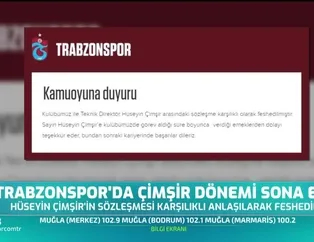 Trabzonspor'da Çimşir dönemi sona erdi
