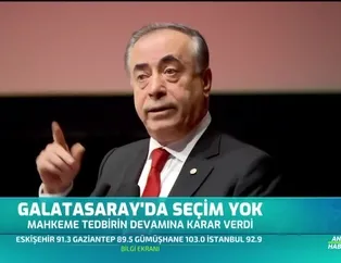 Galatasaray'da seçim yok